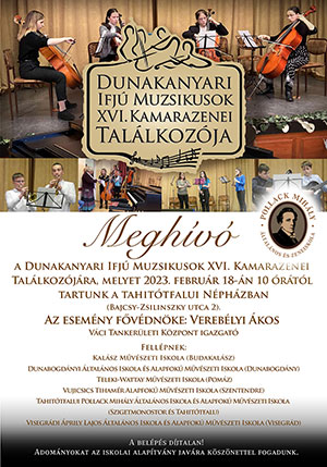 A Dunakanyari Ifjú Muzsikusok XVI. Kamarazenei Találkozója